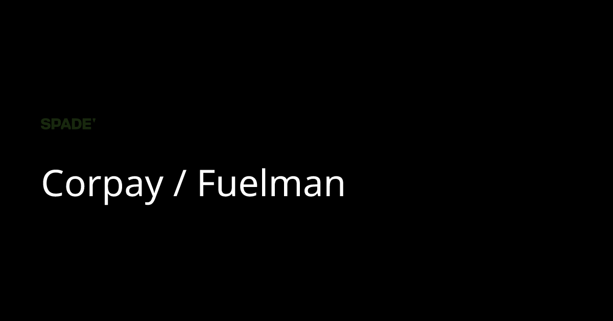Corpay / Fuelman | Spade